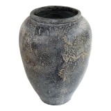 Cumpara ieftin Capelo dekor&aacute;ci&oacute;s v&aacute;za terrakotta, sz&uuml;rke, &Oslash;66x85 cm