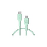 Cablu Greencell PowerStream USB-C 0.3m 100W &Icirc;ncărcare Rapidă PD Verde