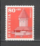 Elvetia.1993 Reconstructia Podului Capela Lucerna DH.176