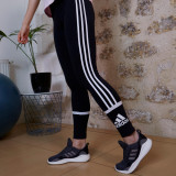 Colanți fitness Colorblock Negru Damă, Adidas