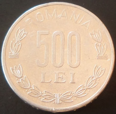 Moneda 500 Lei - ROMANIA, anul 2000 *cod 2674 - CIRCULATA foto