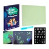Tablita fosforescenta rescriptibila, interactiva, format A3, breloc UV inclus, ProCart