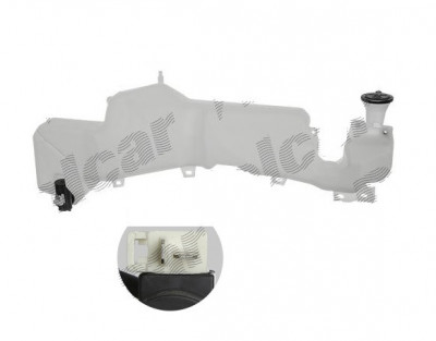 Rezervor spalator parbriz Mitsubishi Pajero Sport/Montero Sport, 07.2008-12.2016, vehicule fara Motoras Spalator faruri, cu capac, cu pompa sprit par foto