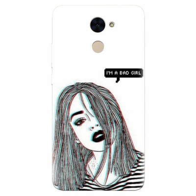 Husa silicon pentru Huawei Y7 Prime 2017, Im A Bad Girl foto