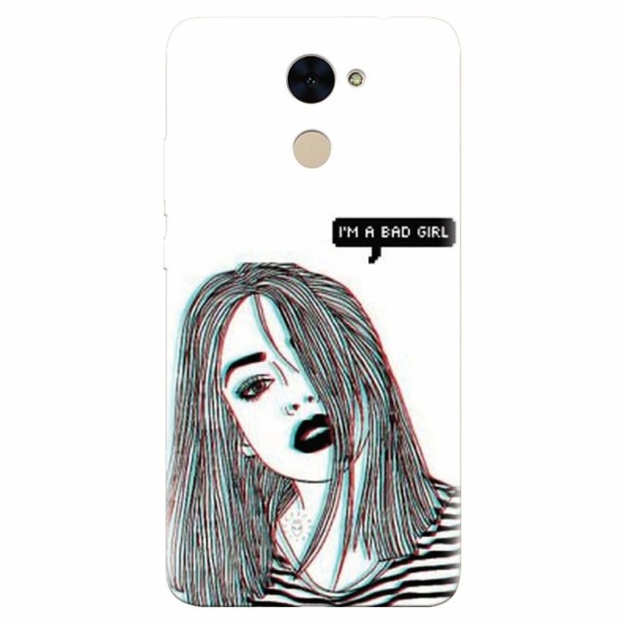 Husa silicon pentru Huawei Nova Lite Plus, Im A Bad Girl Husa silicon pentru Huawei Nova Lite Plus, Im A Bad Girl