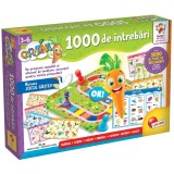 Joc educativ cu creion interactiv, Lisciani, Carotina, 1000 intrebari