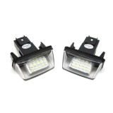 Cumpara ieftin Set 2 lampi numar led canbus Peugeot si Citroen