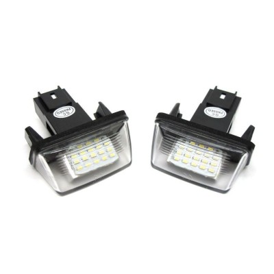 Set 2 lampi numar led canbus Peugeot si Citroen foto