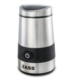 Rasinta de cafea Zass ZCG 07, 200W, 60g, Inox - RESIGILAT