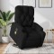 vidaXL Fotoliu rabatabil de masaj, cu ridicare, negru, material textil 3204724