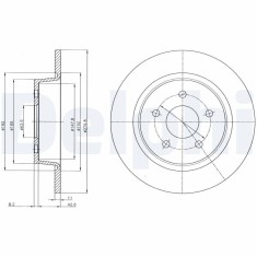 DELPHI BG4533C Disc frana
