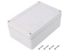 Carcasa Universala Kradex ABS IP65 150x100x60mm Gri Deschis cu Garnitura