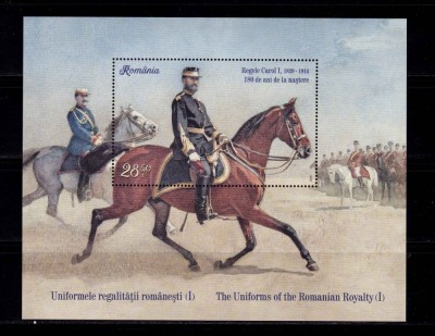 ✅RO 2019 LP 2264a &amp;quot;Uniformele regalitatii ( I ) &amp;quot; ,colita 815, MNH foto