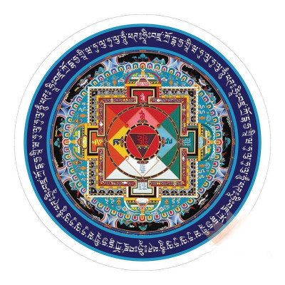 Abtibild sticker cu Mandala Hayagriva &amp;amp;#8211; mare foto