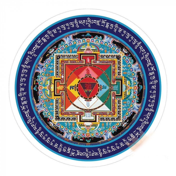 Abtibild sticker cu Mandala Hayagriva &amp;#8211; mare