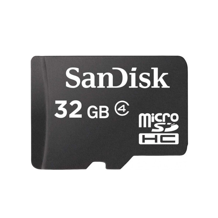 SanDisk - Memory Card (SDSDQM-032G-B35) - MicroSDHC, 32GB, Class 4 - Gray