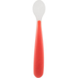 Chicco Soft Silicone linguriță 6m+ Red 1 buc