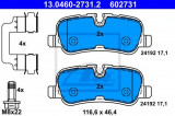 Set placute frana,frana disc LAND ROVER RANGE ROVER SPORT (LS) (2005 - 2013) ATE 13.0460-2731.2