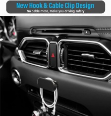 Suport Auto Magnetic Premium pentru Tabletă &ndash; Reglabil, 8 Magneți Neodim, Fixare Stabilă