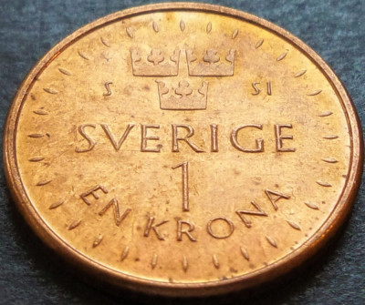 Moneda 1 COROANA - SUEDIA, anul 2016 *cod 4921 A foto