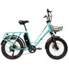 Fat ebike electrica tauro azul 20&quot; cu frenos de disco