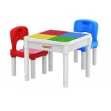 Masa Tip Lego cu 2 scaune incluse, Oem