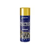 Vopsea spray retus decorativ efect crom Bostik Super Color, auriu, lucios, interior/exterior, 400 ml