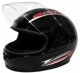 Casca Moto Scuter Full Face Neagra Universala Motorevolution - Siguranta Maxima