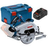 Bosch GKS 18V-68 + GAL 1880 CV - Fierastrau circular fara acumulatori Li-Ion 18 V - Ah 190x30 mm valiza speciala accesorii + Incarcator acumulatori