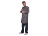 Halat ESD unisex gri XL - bumbac, poliester, fibre conductoare