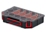 Container colectiv cu partiții neagră joasă 284x195x60mm KISTENBERG TAGER 30