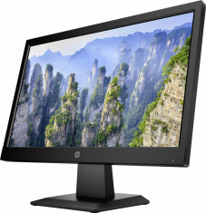 Monitor LED HP V19 HD 18.5 , 1366 x 768, VGA, DVI, Negru, foto