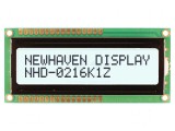 Afișaj LCD alfanumeric FSTN Positive 16x2 alb 80x36x13,5mm
