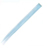 Extensie Păr Drept cu Clips &ndash; Bleu, Lungime 51cm &ndash; Transformă-ți Look-ul!