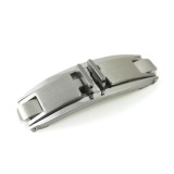 Cataramă Deployant Butterfly Silver din Oțel Inoxidabil &ndash; Compatibilă Chanel J12