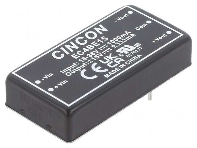 Convertor DC/DC 10W 18-36V la 15V/-15V