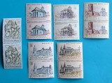 TIMBRE ROMANIA LP686/1968 -Monumente istorice-Serie &icirc;n pereche -MNH