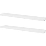 Cumpara ieftin Rafturi de perete, 4 buc., alb, 120 cm