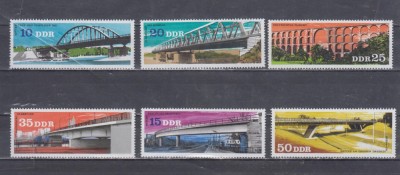 A12 S4 2 - Timbre foarte vechi - Fosta Germanie Democrata - DDR - poduri foto