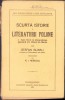 HST C987 Scurtă istorie a literaturii polone 1925 Stefan Glixeli