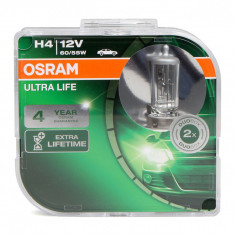 Set 2 Buc Bec Osram H4 P43T 12V 60/55W Ultra Life 64193ULT-HCB