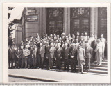 Bnk foto Liceul I L Caragiale Ploiesti 1972 - reintalnire promotie, Alb-Negru, Romania de la 1950, Cladiri