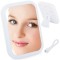 Mini Oglinda Cosmetica cu iluminare Led, 15 x 20 cm, Alb