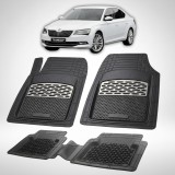 Cumpara ieftin Covorase Skoda Superb III Tavita Cauciuc Compatibile 2015&ndash;2023 | Silver