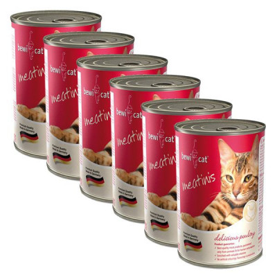 Conservă BEWI CAT Meatinis cu pui 6 x 400g foto