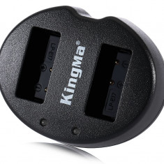 Incarcator KingMa USB dual LP-E17 pentru Canon