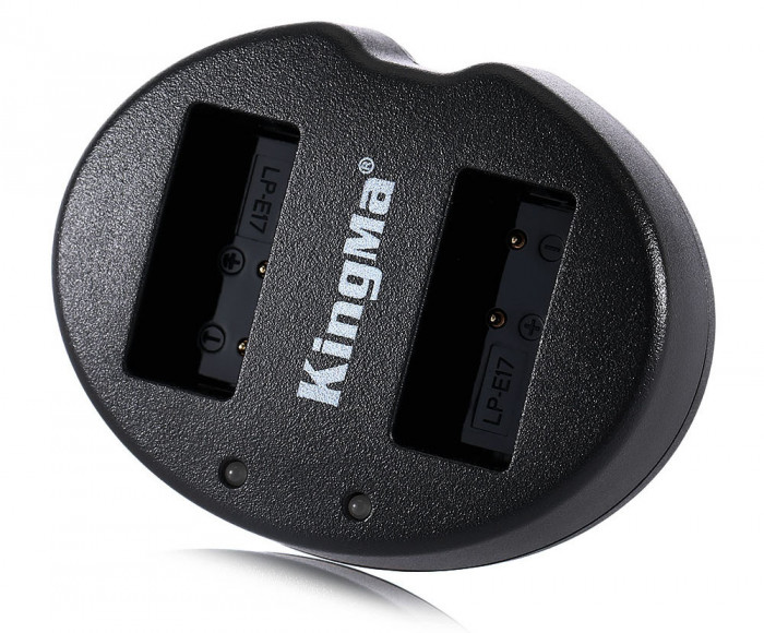 Incarcator KingMa USB dual LP-E17 pentru Canon FARA CUTIE