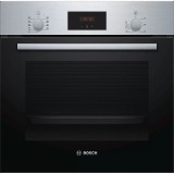 Cuptor incorporabil multifunctional Bosch HBF134EB1, Electric, Autocuratare EcoClean Direct, 66 l, Clasa A, Inox