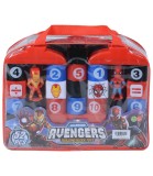 Set Constructii Copii Supereroi Avengers 52 Piese Plastic Non-Toxic 3+ Ani