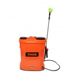 Pompa de stropit, vermorel electric cu rezervor 16L, baterie 12V/8Ah, 4 duze, debit 4 l/min THOR